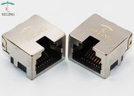 Ultra Low Profile Cat5 Offset PCB RJ45 Modular Connector Thru Hole Mounting