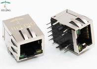 EMI Gasket 1000Base T RJ45 Shielded Connector With Integrated Magnetics
